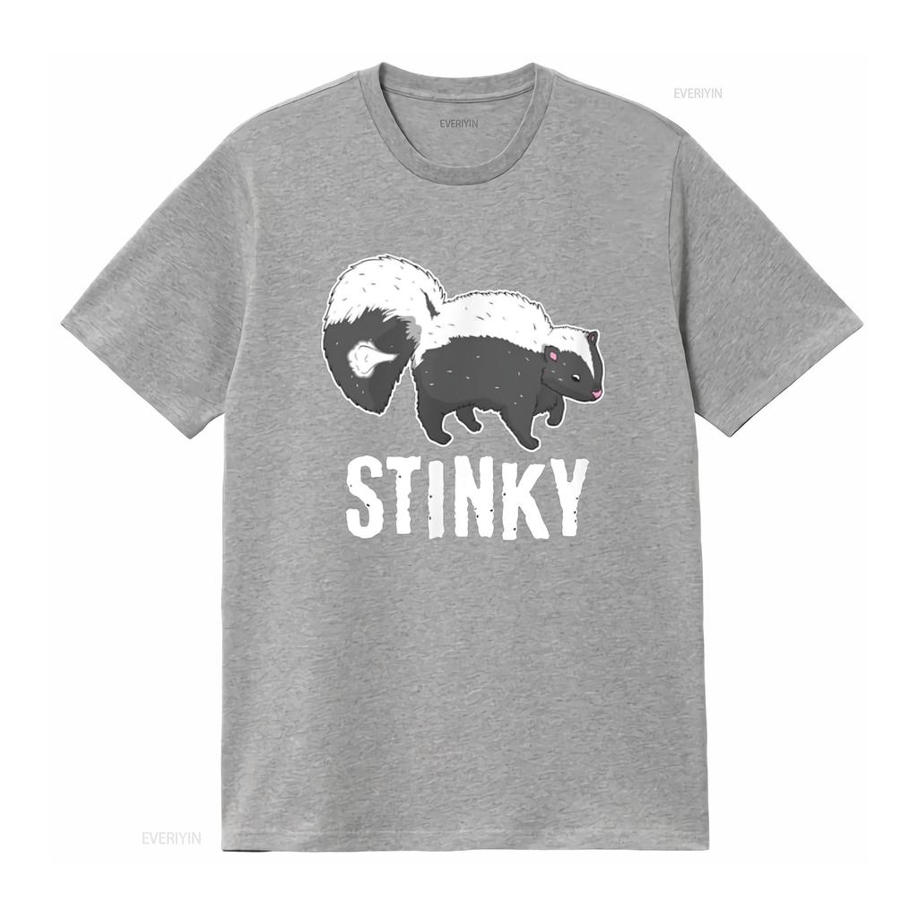 Stinky Skunk Smell Polecat Mammal Animal Lover Kids T Shirt vintage Washed homme Versatile Unisex Breathable fashion Stretched