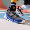 Anta Баскетбольные кроссовки Thompson KT4 Playoffs Mid мужские баскетбольные кроссовки черные синие 11921101-2