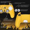 PlayVital Силиконовый Чехол-Защита для Геймпада PS5, Милый Дизайн, с Накладками на Стикеры для Больших Пальцев, Наклейка на Тачпад, (Демонический стиль) & (желтый)