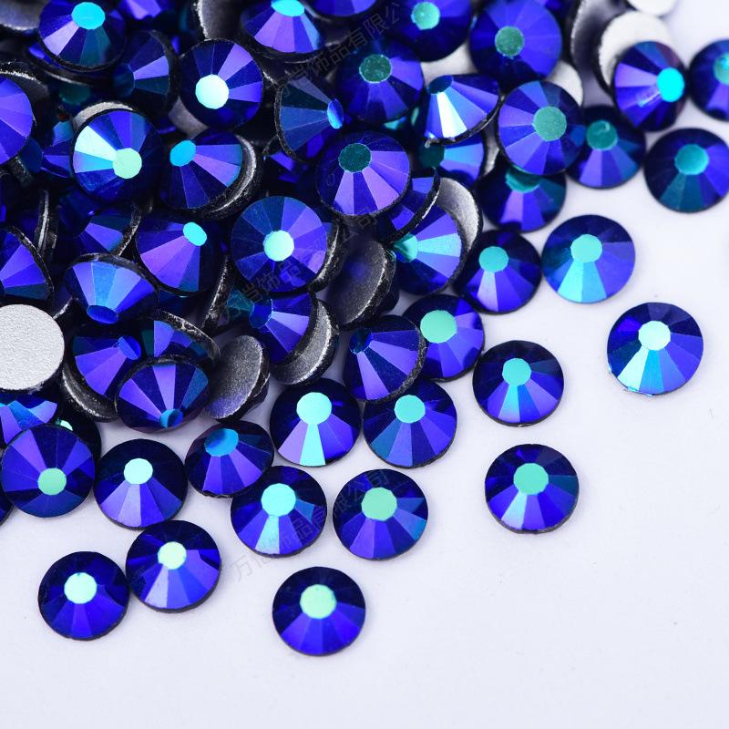 Стразы для дизайна ногтей, хрустальные стеклянные аксессуары, сделай сам, дрель с плоским дном, чехол для мобильного телефона, разноцветные, аксессуары Guomao A, аксессуары