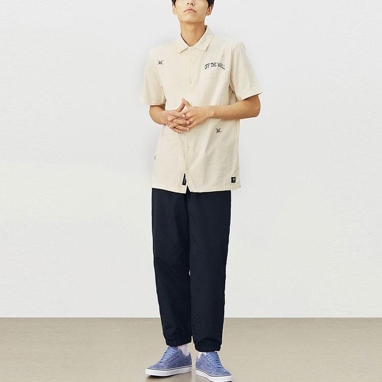 Vans Повседневная рабочая рубашка с коротким рукавом Мужские рубашки Off-White VN0A545VZ6K