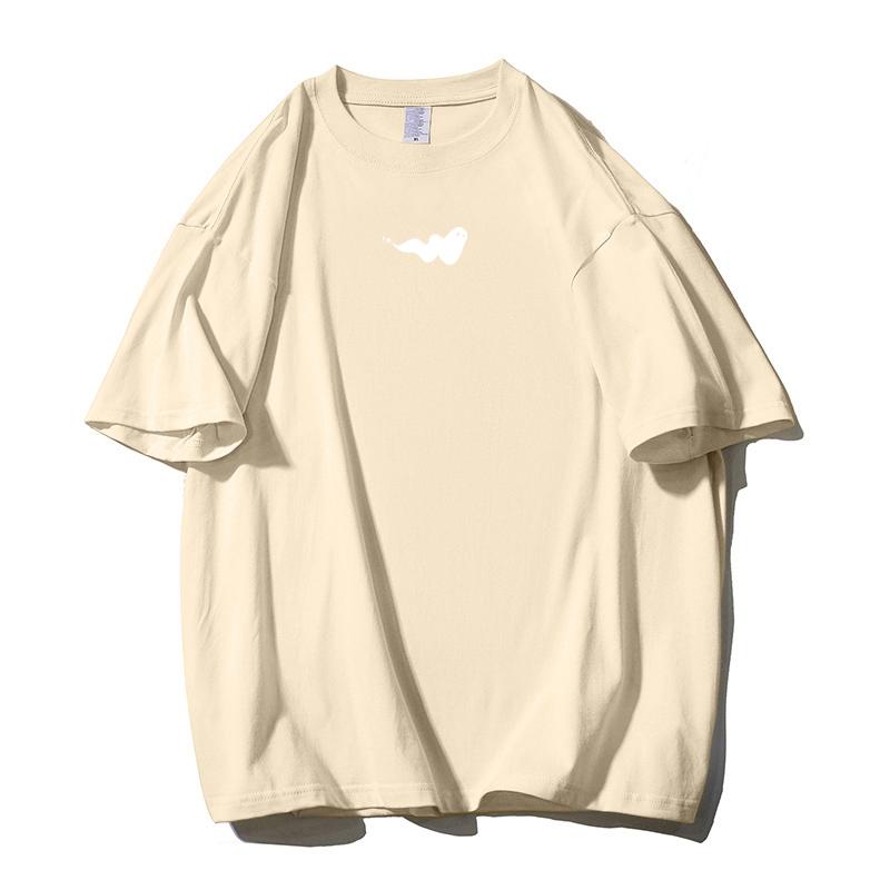 Shellsuning большие футболки с принтом для женщин, летние новые повседневные винтажные хлопковые мягкие базовые футболки с круглым вырезом, уличная одежда, одежда для пар, корейские готические топы