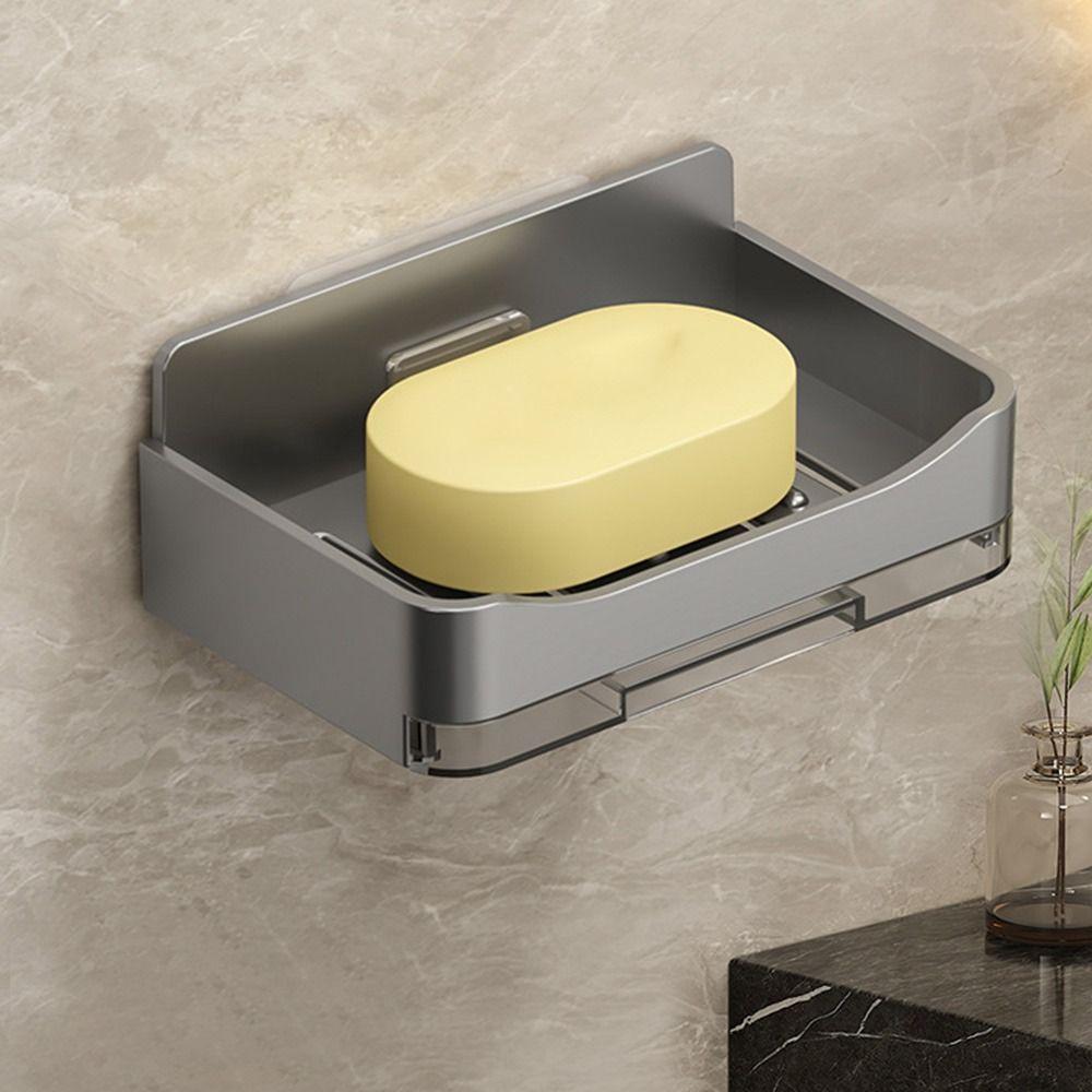 Дренируемая коробка для мыла, настенный контейнер для мыла, поднос, мыльница, органайзер для ванной комнаты, кухонной раковины