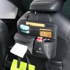 IJOPV1 Leather material car long mesh bag short seat backrest storage bag For Alfa Romeo 159 Giulietta Giulia 147 Mito 156 166 GT F1