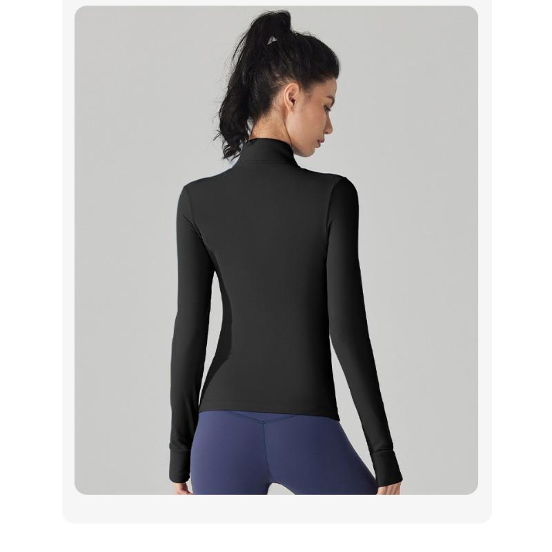 Женский осенне-зимний теплый спортивный утолщенный топ для похудения