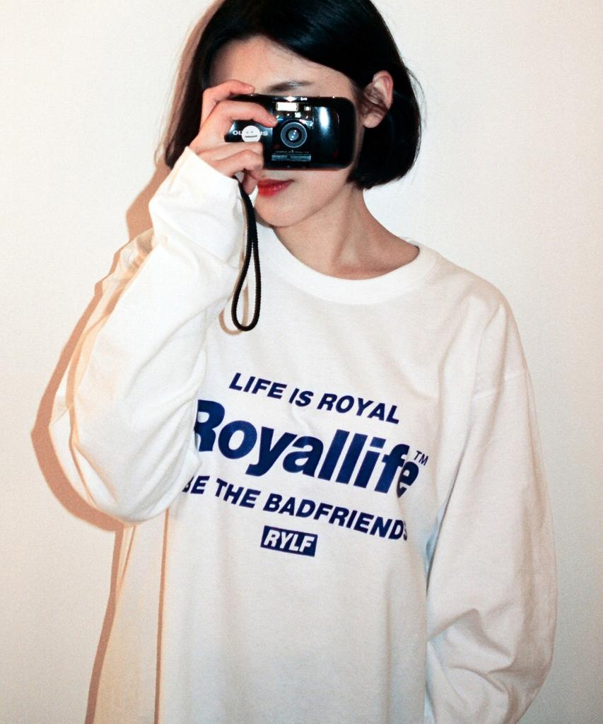 ROYALLIFE Rll301 Будь Другом Лонгслив - Белый