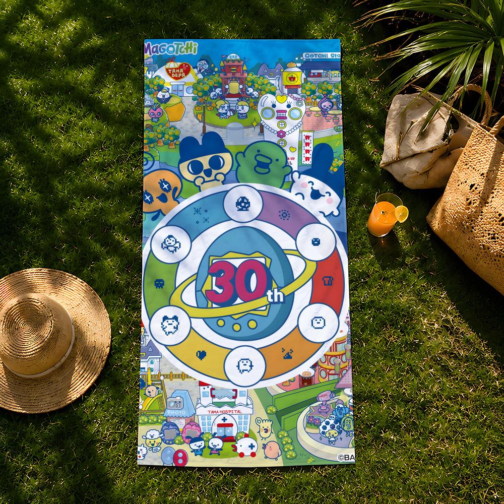 Игрушка T-Tamagotchi Полотенце пляжное, быстросохнущее впитывающее банное полотенце для плавания, спортзала, кемпинга, отдыха на природе