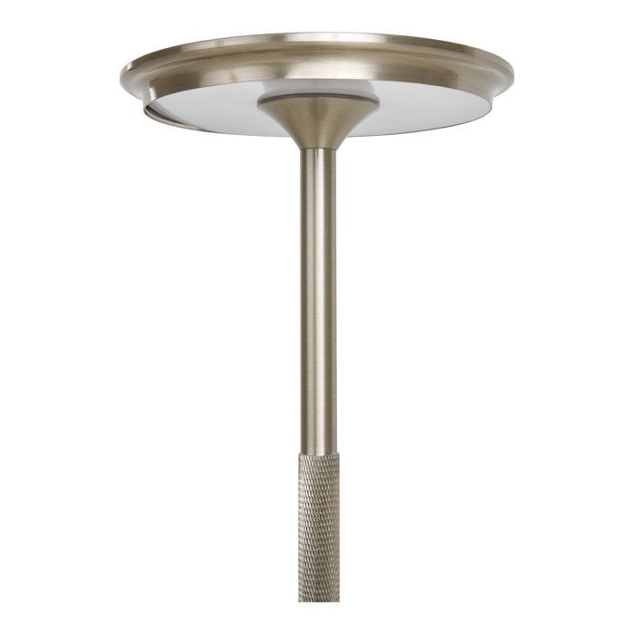 Lyneham lampe de table LED rechargeable décor argent.