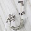 Toilet Bidet Faucet 304 Stainless Steel Wall Mounted Hand Spray Gun for Bathroom Handheld Sprayer Tap Shower Head Self Cleaning