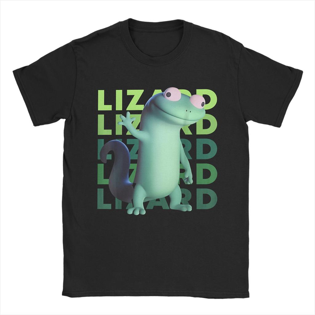 Мужская футболка Hoppers Tom Lizard с забавной позой крика Хлопковая одежда Потрясающие футболки с коротким рукавом и круглым вырезом Вечеринки Футболки