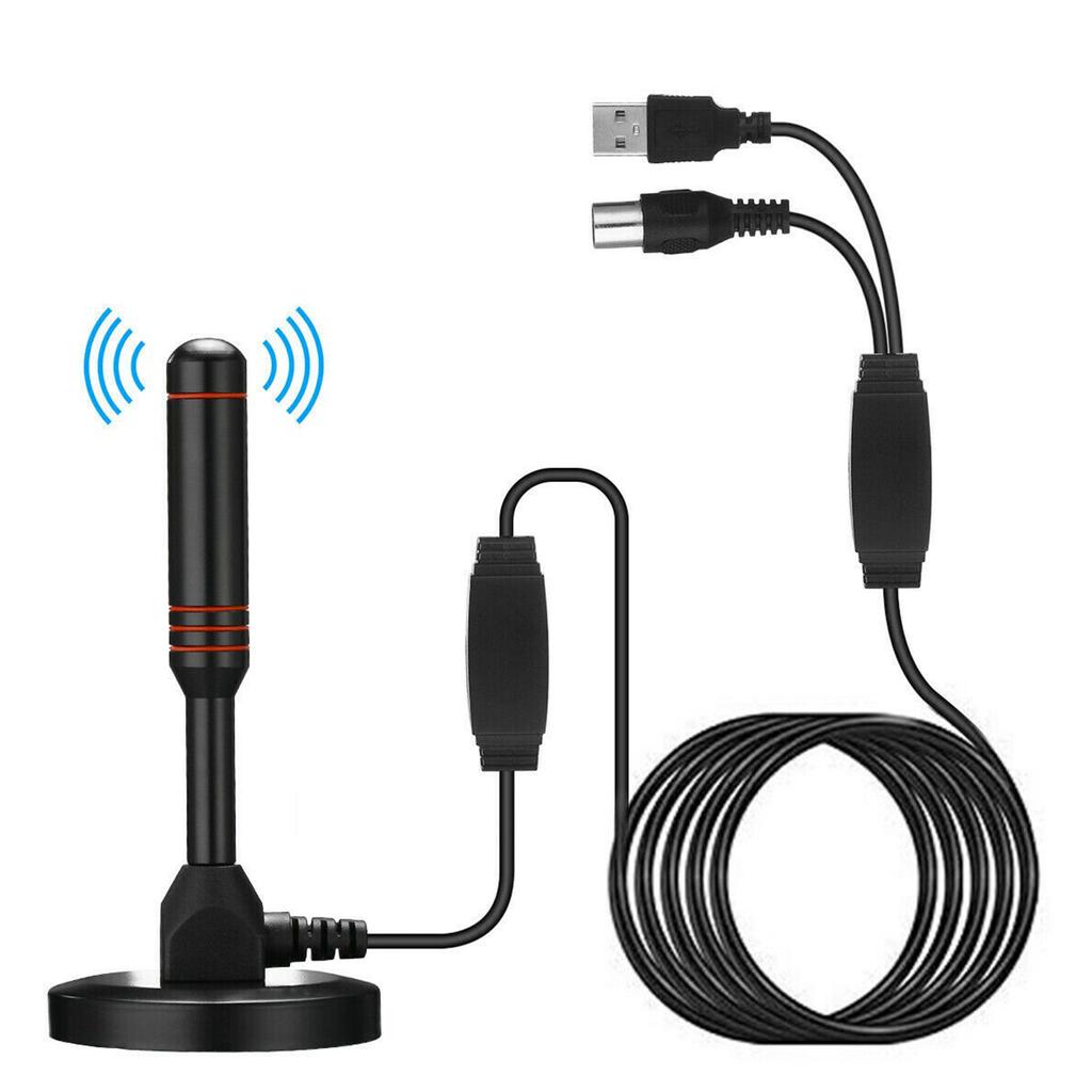 HDTV антенна с усилителем VHF/UHF DAB приемник 200 миль DVB-T DVB-T2 DAB Free View комнатная антенна для Smart TV 300см коаксиальный кабель