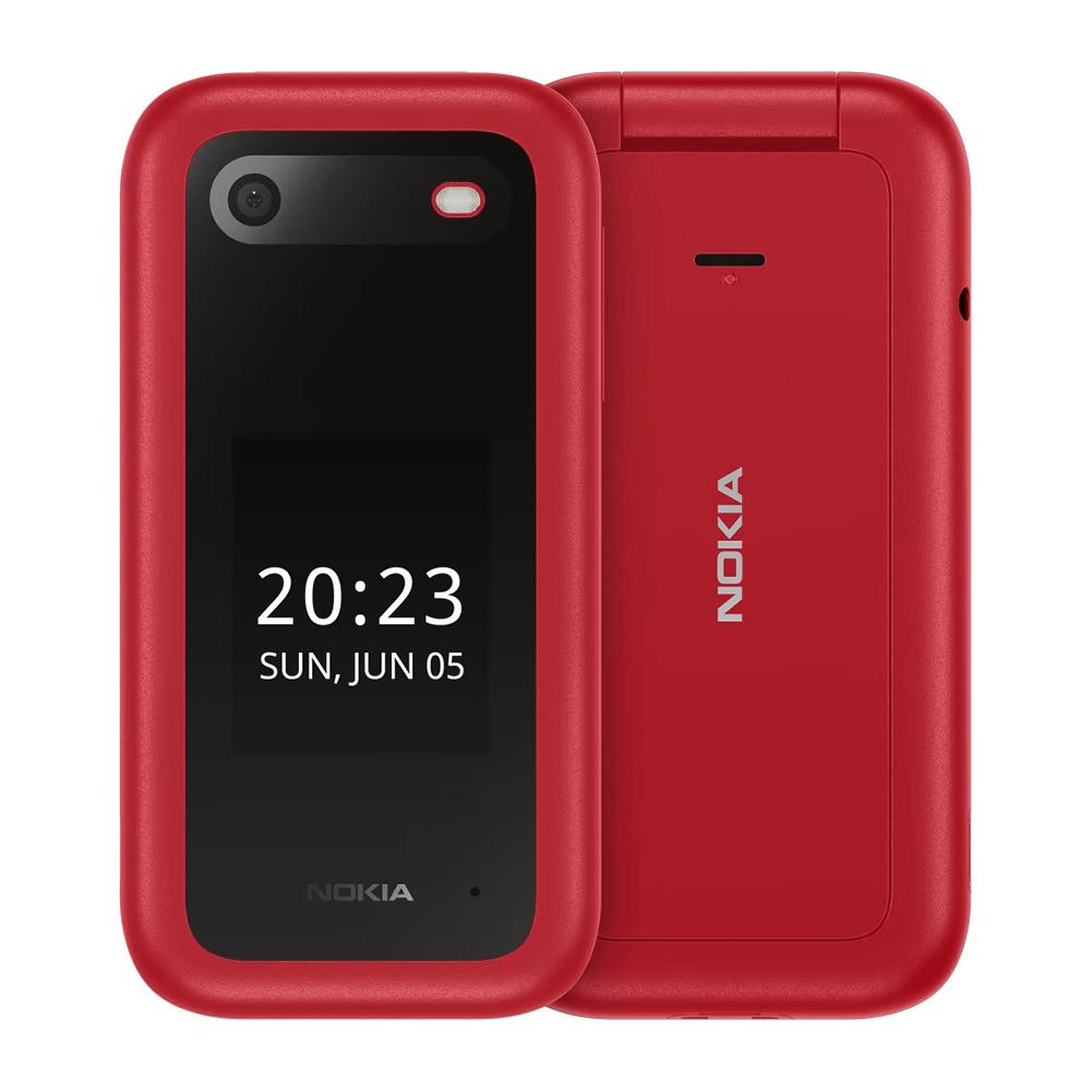 Восстановленный Nokia Original Nokia 2660 Flip 4G  (2022) Кнопочный мобильный телефон с поддержкой LTE 4G и одной/двумя SIM-картами