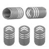 5PCS Aluminium Car Tire Valve Stem Caps Cover For Citroen C5X C6 DS C3-XR C4L C4 C1 C5 C6 VTS C-ELYSEE Auto Accessories amb123