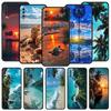 Летняя пляжная сцена на закате на море Чехол Для Samsung A54 A52 A24 A14 A50 A40 A20S A20E A06 A12 A22 A34 A42 A32 5G A04s A16 Чехол
