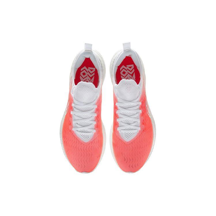 Li-Ning Feidian Discovery Fluorescent Congo Мужские кроссовки Оранжевый флуоресцентный-Конго-красный Стандартный белый ARMR005-13