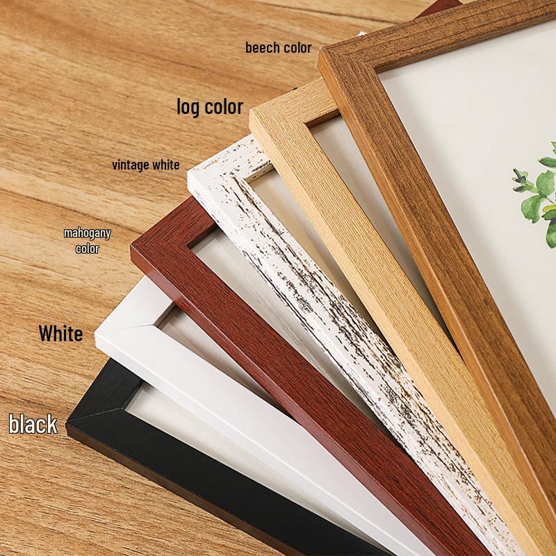 Простая деревянная подставка для фоторамки для отпечатков размером 5-10 дюймов, формата А4, настенное креативное украшение для фотографий