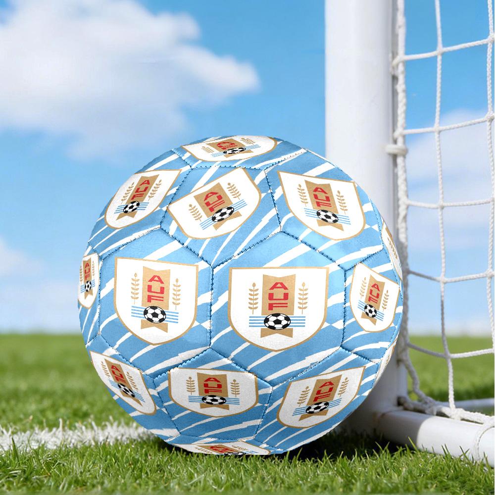 Fc Crest Design Printed Size 5 Soccer Balls, High-Quality, Anti-Slip, Protective Football, A Unique Gift , Birthdays, Christmas Gifts