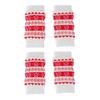 4pcs/set Warm Dog Leg Sleeves Elastic Dog Leg Socks Pet Accessories Pet Knee Pads  for Four Seasons