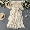 Sling Dress Summer Slimming Vacation Style Lace