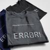 COOLMIND 100% Cotton Short Sleeve Error Print Funny Men T Shirt Casual Loose Men Tshirt O-neck Summer T-shirt Male Men Tee Shirt