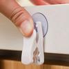 1/4 шт. Многофункциональный зажим для хранения полотенец для ванной, Кухонный маленький крючок, Вращающийся, Бытовой, На присоске, Без сверления