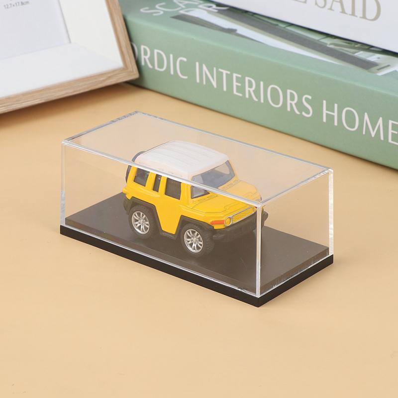 1:64 Car Model Display Box Transparent Protective Case Acrylic Dust Hard Cover