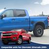 Черная Накладка на лючок бензобака на боковой двери для Chevy Silverado 1500 -24