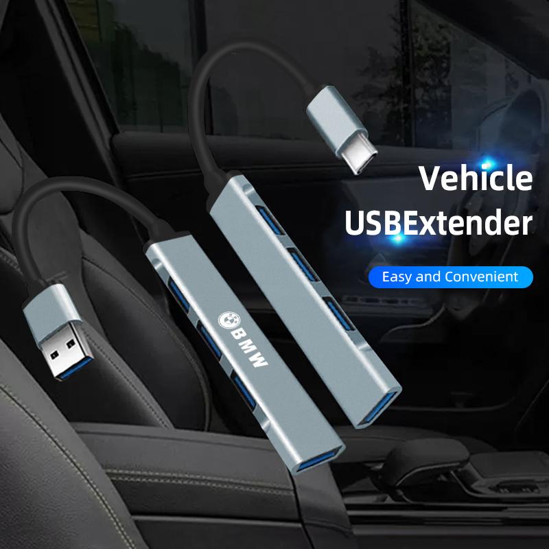 BAAK1 Hot For BMW Car 4-in-1 USB Type-C Expander Adapter For BMW F12 F13 G11 G12 G08 E89 E86 F26 F16 F40 G30 F10 F20 F46 G14 G07 X1 X2