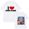 Funny Men Women Pig Tees Tops John Pork Is Calling Answer Call Phone Shirt Tshirt 90s Gothic Hip Hop T-shirt Streetwear Clothes