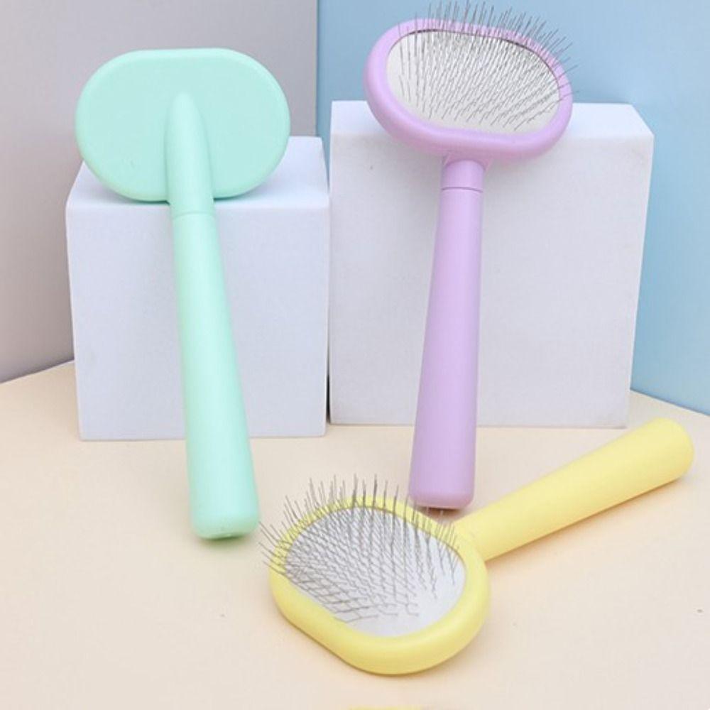 Расческа для удаления шерсти у кошек, расческа с иглами для распутывания узлов, инструменты для груминга, щетка для груминга, собака