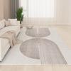Non-Slip Japanese-Style Lambskin Carpet: Dirt-Resistant Imitation Cashmere Mat for Living Room and Bedroom