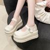 Fashion Women Thick Sole Sneakers New Spring Summer Slip-on Casual Shoes Woman Outdoor Non Slip Platform Walking Dad Shoes Woman 7.5CM