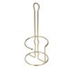 Tissue Reserve Holder Electroplating Bright Vertical Style Gold Iron Easy Cleaning Toilet Paper