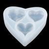 Силиконовые украшения в форме сердца, ювелирные изделия из литья из смолы