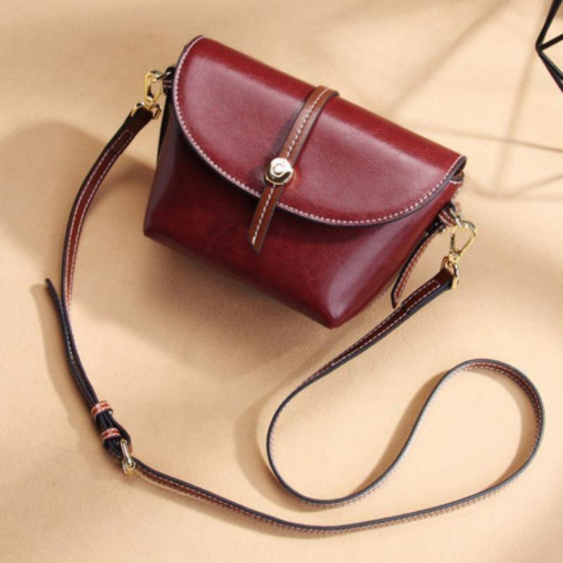 Женская сумка из натуральной кожи, женская винтажная сумка через плечо, женская сумка Crossspan Small Bag