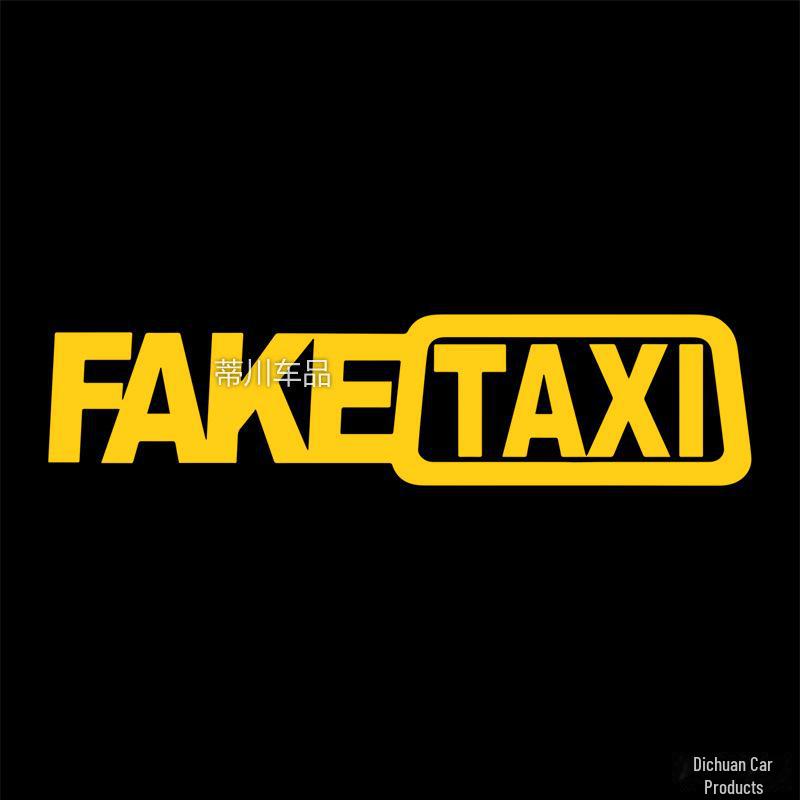 Поддельные светоотражающие наклейки с логотипом такси Drift на автомобиль - смешной европейский и американский стиль