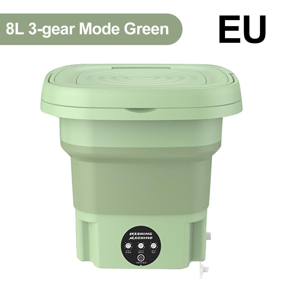 Foldable Washing Machine 8L With Drying Underwear Panties Socks 12W 3 Modes Automatic Washing Machine With Spinning Dry Washer