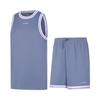 Li Ning Professional Basketball Series Logo Print Breathable Competition Basketball Suit Men Sportswear Dust-Blue AATU017-8