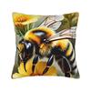 Pillow Case Bee And Flowers Soft Pillow Cover For Sofa Home Decor Morden Pillowcases
