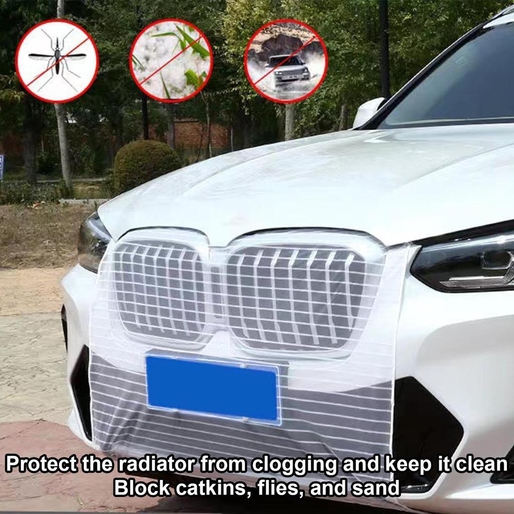 Hongmidy Car Front Grille Protective Net Front Grille Folding Car Mesh Car Exterior Styling