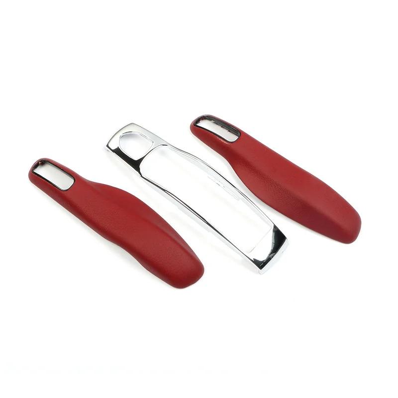 Leather Fob Remote Keys Case Key Cover Key Shell Replace For Porsche Boxster Cayman 911 Panamera Cayenne Macan