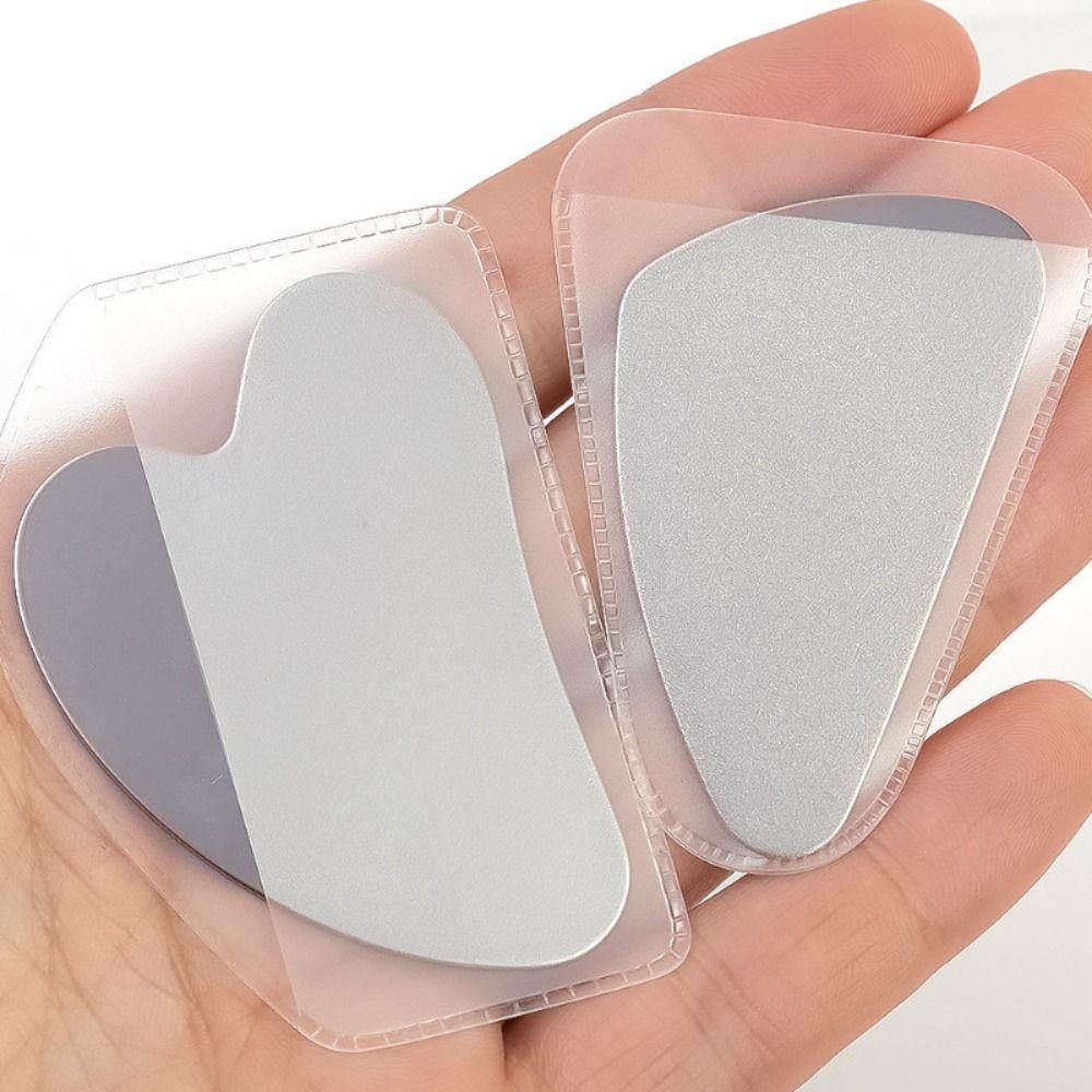 Скребок Гуа Ша из нержавеющей стали Универсальная доска Гуа Ша Массажер для лица для красоты лица Массаж глаз