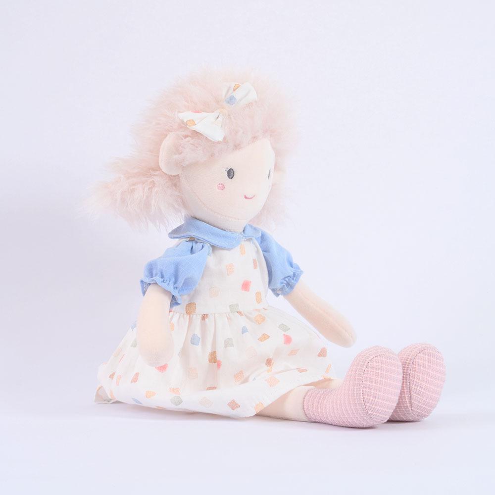 Кукла-девочка с юбочкой BobyBobo - Плюшевая игрушка "Девичье сердце" Подарок на день рождения