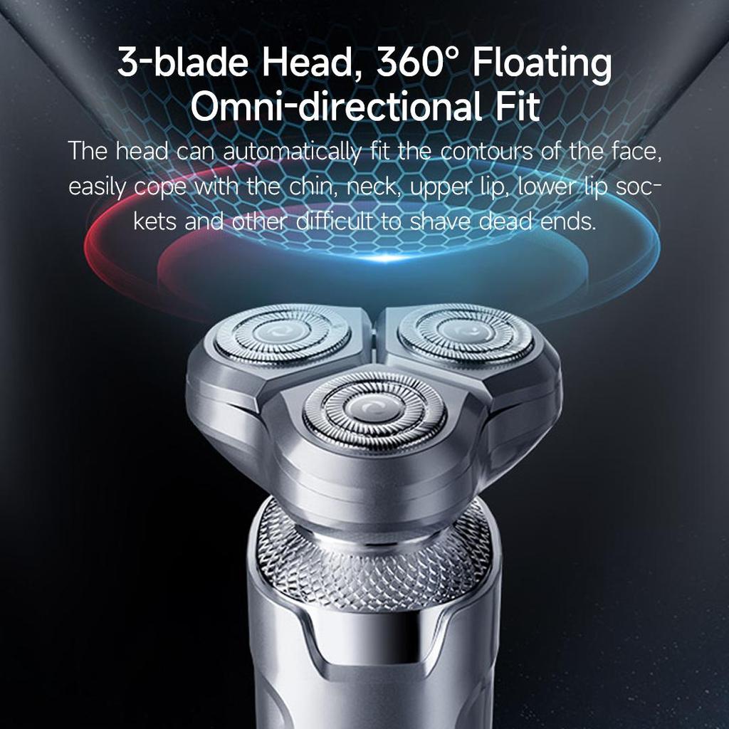 Электробритва Enchen X2 ESM Умная система бритья 360 ° Плавающая 3 режущая головка IPX7 Водонепроницаемая электробритва для влажной и сухой уборки