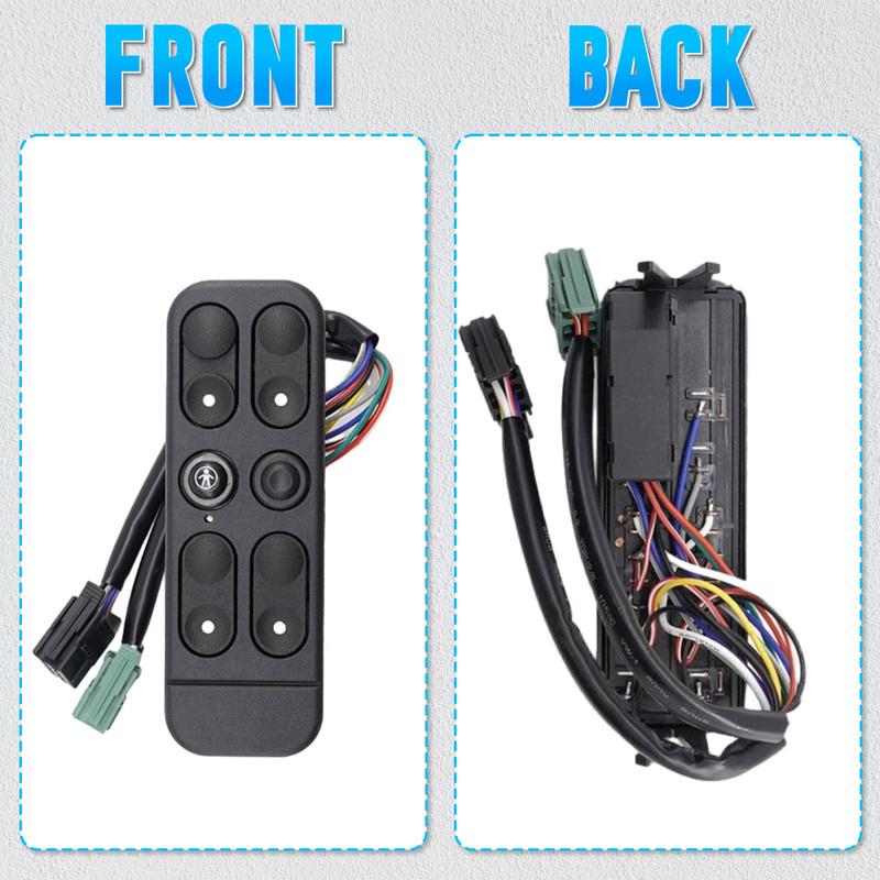 7 and 7 Pins Left Hand Drive Window Regulator Switch Plastic and Metal 90312109 1240600 Fit For Opel Vectra 1988-1995