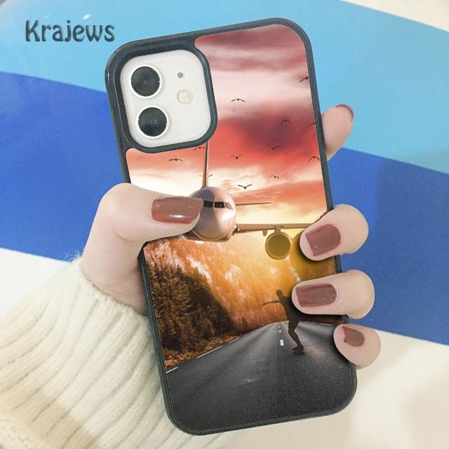 Мягкий чехол для телефона Krajews Aircraft Plane для iPhone 14 5 SE 6s 7 8 plus XR XS 11 12 13 pro max Samsung S21 S22ultra