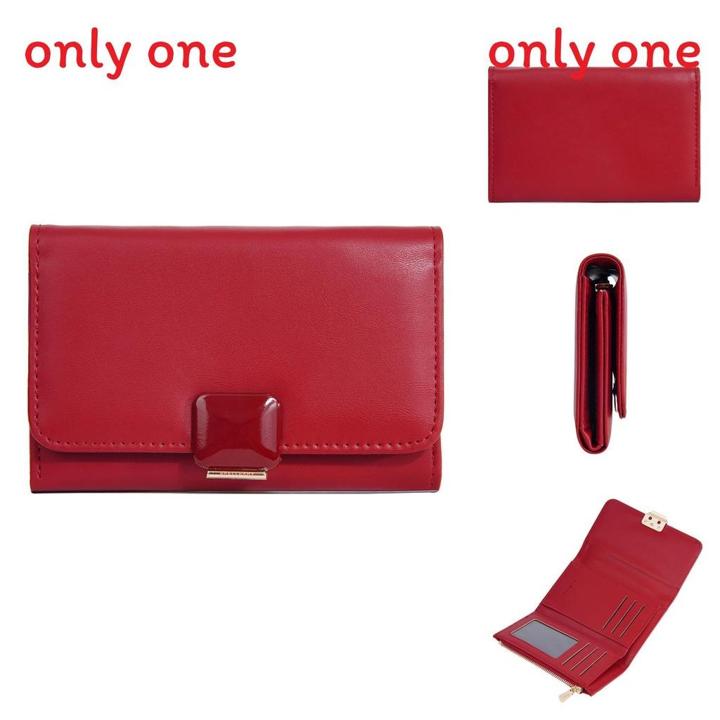 Ladies Wallet Card Holder Pu Leather Zipper Long Style For Daily Use