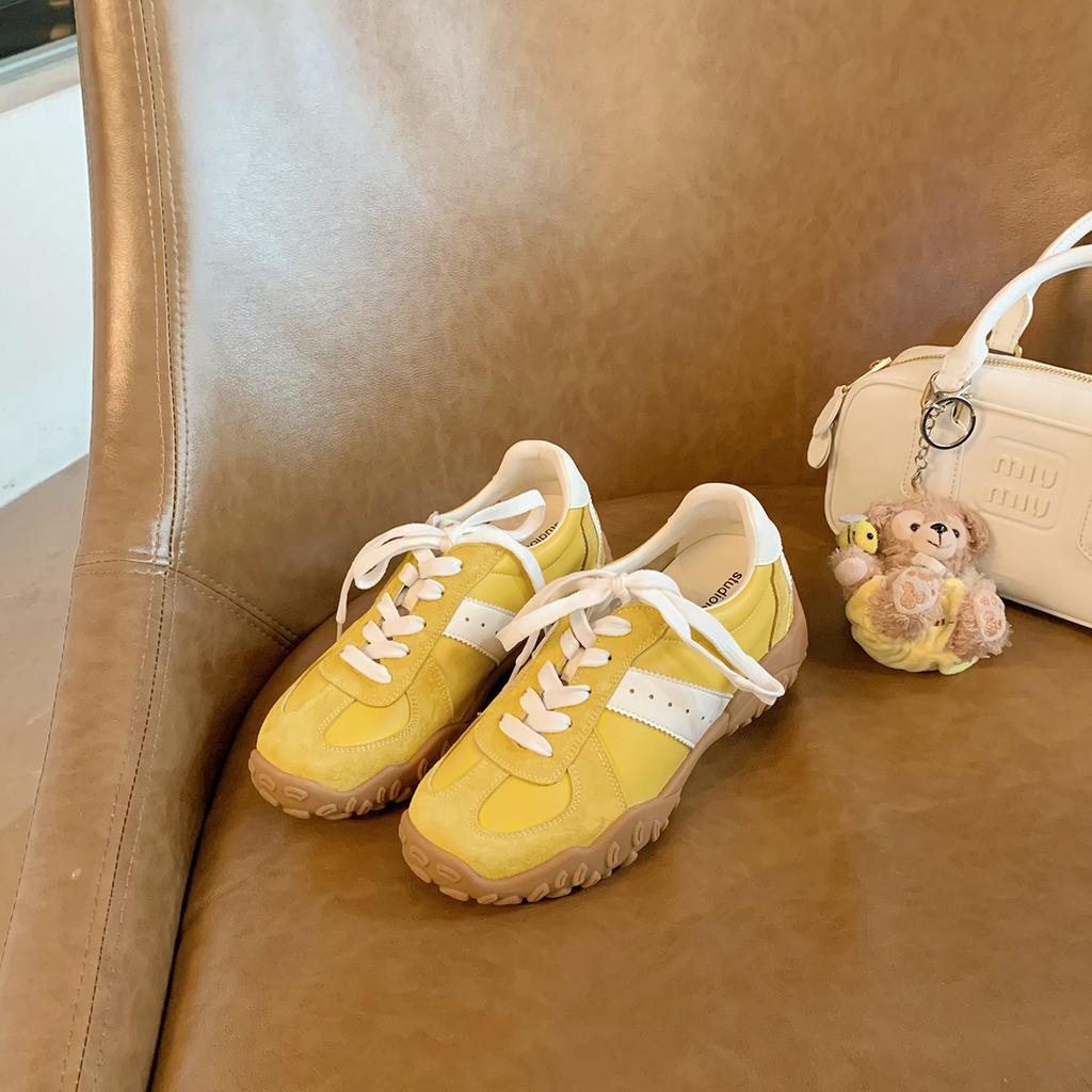 Синий шкаф, увеличение внутренней высоты~ 2025 весна и лето новые невидимые вставные ножки, шнуровка с круглым носком, повседневные кроссовки для тренировок Forrest Gump