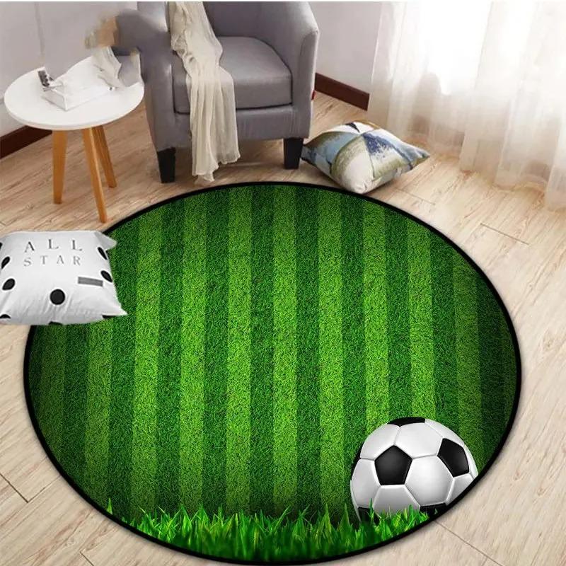 The Charming Highland Cow Round Carpet Featuring A Pink Floral Design Is Suitable for Decoration in Living Rooms Bedrooms
