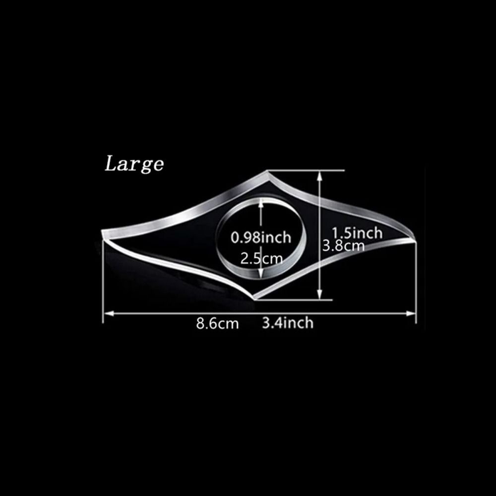 Multi-function Thumb Book Brace Acrylic Book Page Holders Thumb Book Support  Book Marker